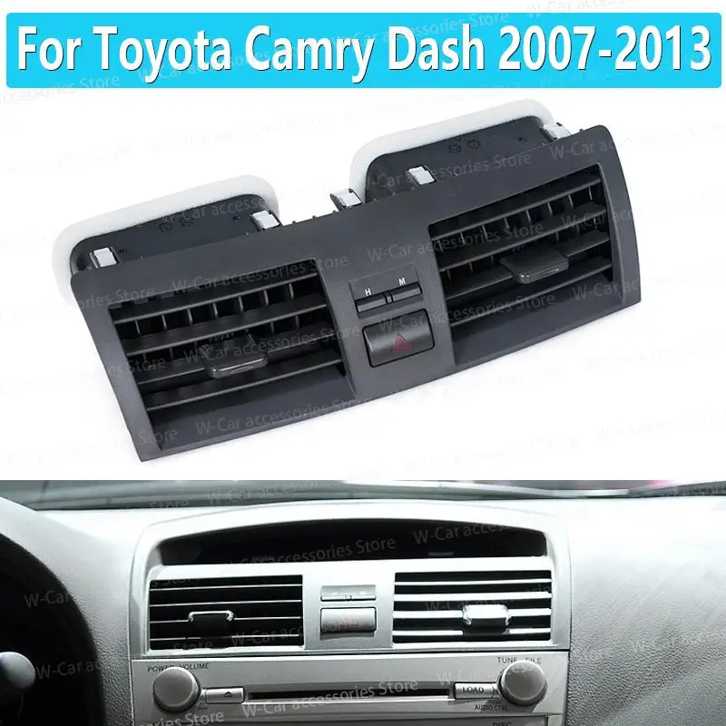 For Toyota Camry Dash 2007 2008 2009 2010 2011 2012 2013 Center A/C Air Conditioning Insert Outlet Panel Grille Cover 8433206100