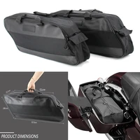 Bolsa de Sillín para Motocicleta, Forro para Portaequipajes, Alforja para Touring Road King Electra Street Glide Ultra Tour FLTR FLHX 93-18