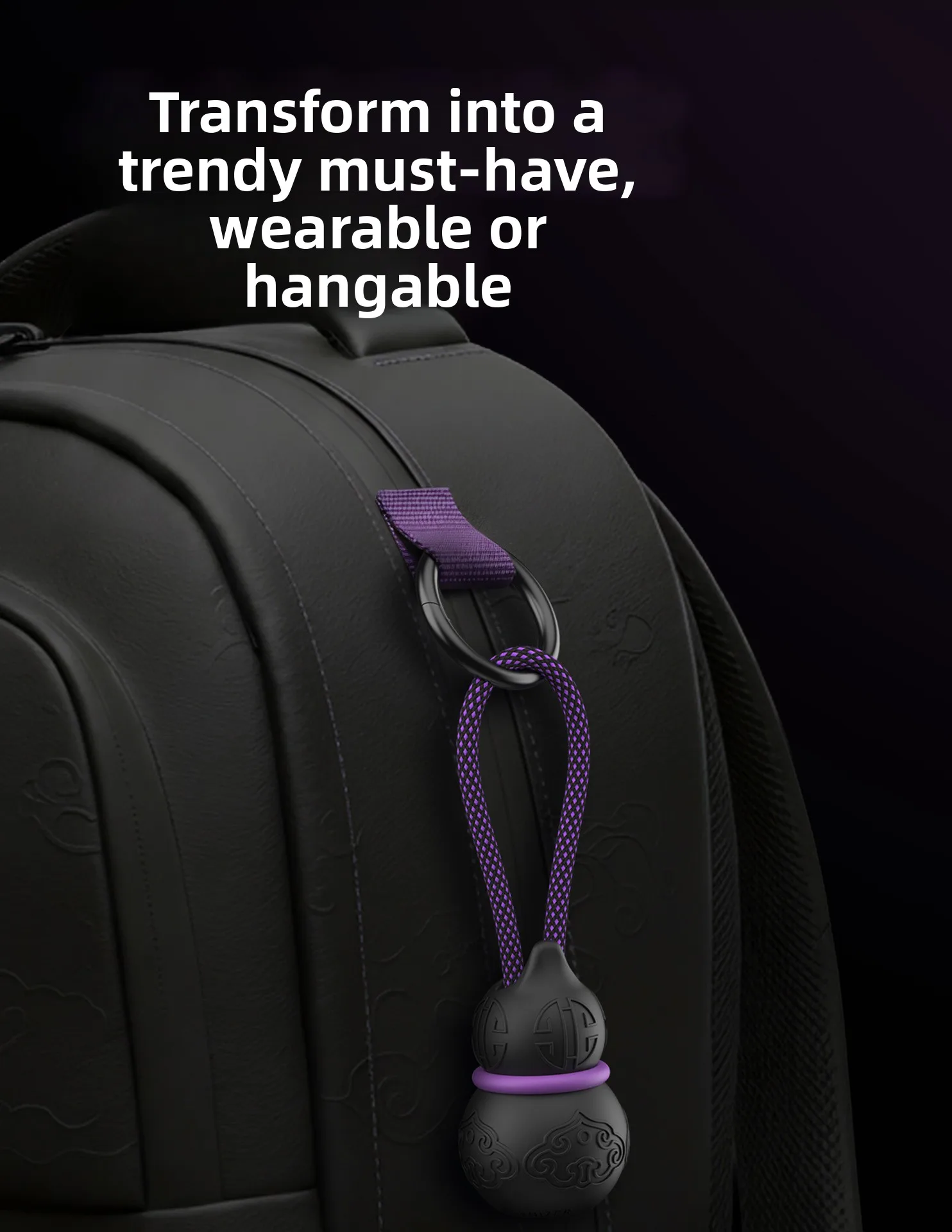 Portable Cable Organizer Keychain Silicone Cable Holder Short Cable Storage For Travel Backpack Tech Accessory Gift