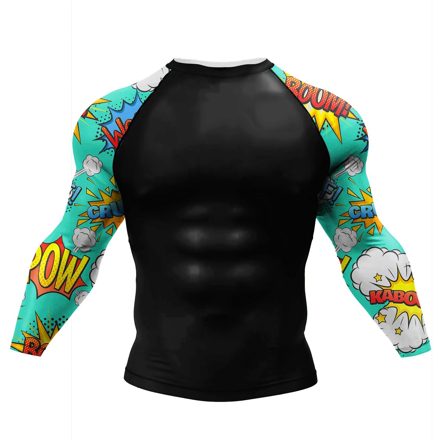 Cody Lundin Fighting Rash Guard 3D Digital Printed Men's MMA BJJ Sportswear Personalized Fashion Skinny Long Sleeve Shirt