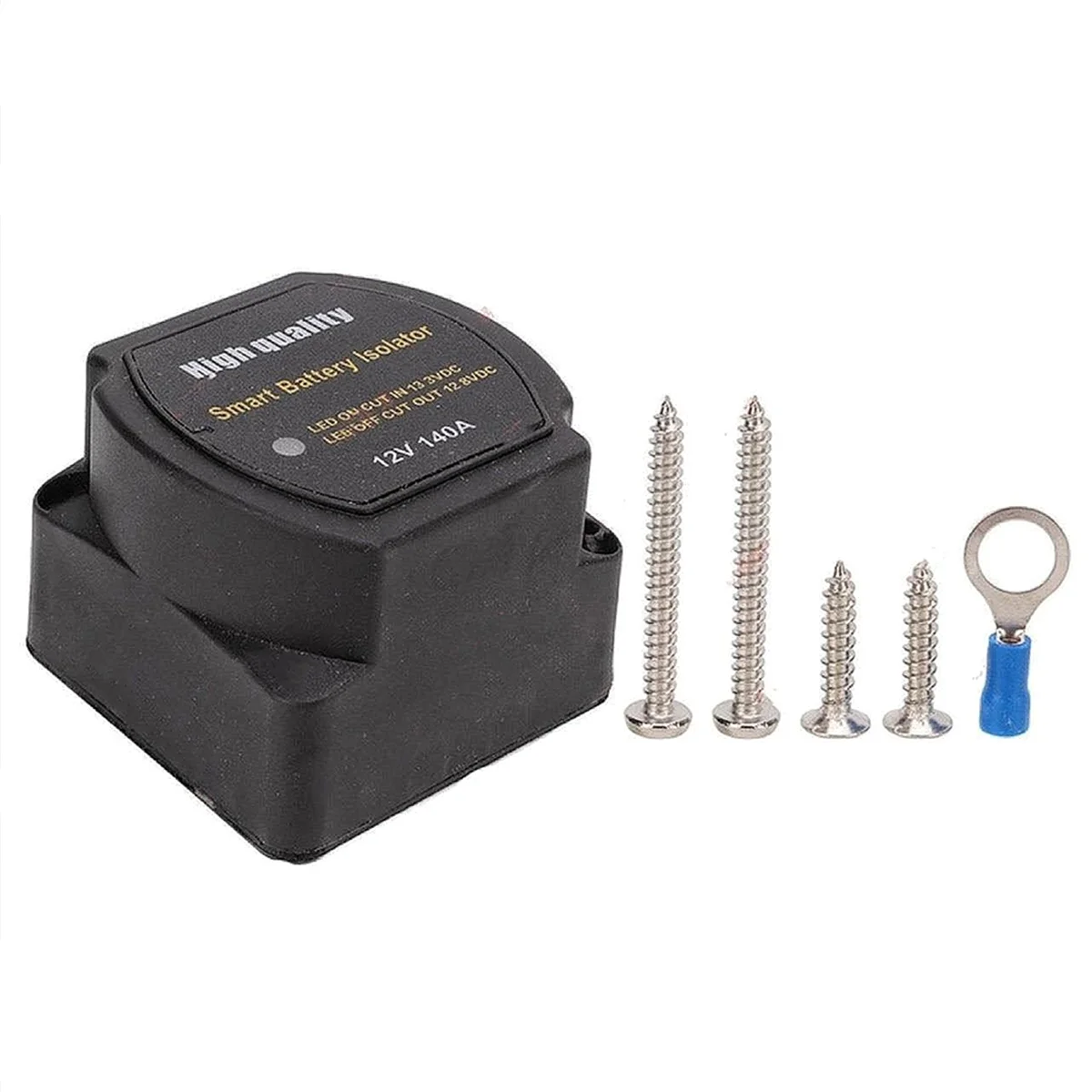 

T61C_Dual Battery Isolator VSR Sensitive Relay & Wiring Cable Kit