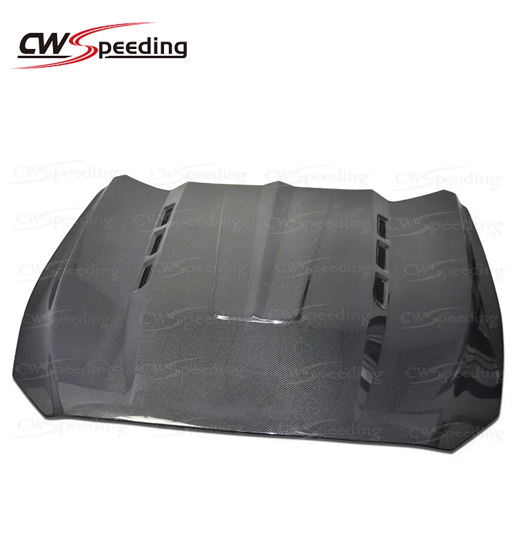 

CWS-CC STYLE CARBON FIBER ENGINE HOOD BONNET for FORD MUSTANG 2015 2016 2017