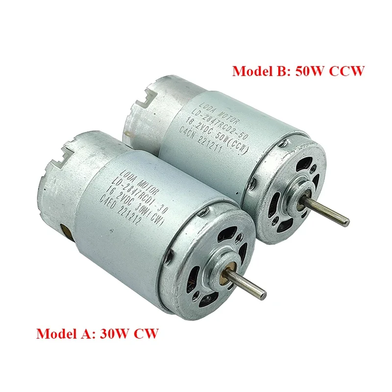 RS-395 Micro 28mm High Speed Electric Motor Carbon Brush DC 12V 14.4V 16.2V 18V 24V for DIY Hobby Toy Drilling Machine Tools - view 3