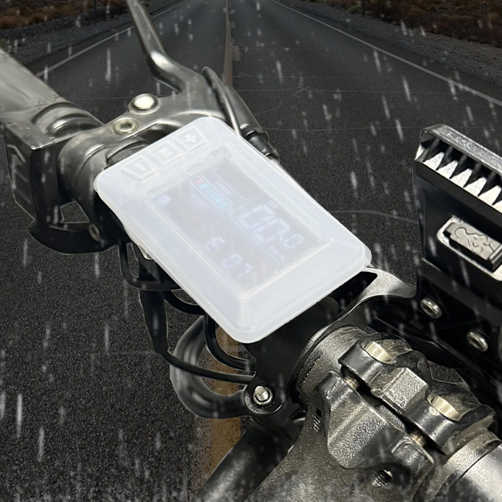 Electric Bike LCD Display Protective Cover 8.3x5cm For G51 Computer Silicone Rainproof Dust-proof Covers Electric Bike Accessori