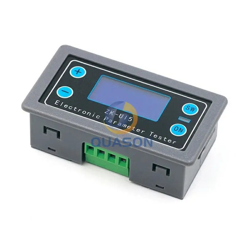 Voltage and current meter power capacity time undervoltage and overvoltage protection battery charge discharge control