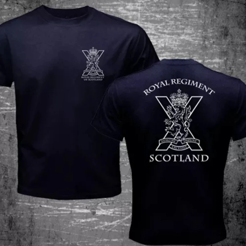 The new Royal Scots Regiment British Special Forces print high-quality round-neck short-sleeved T-shirts for both men and women