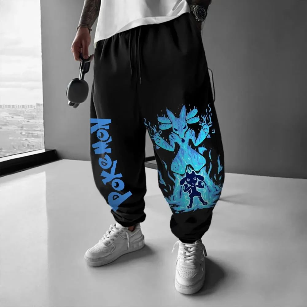 

Pokémon Game Co-branded Printed Sweatpants 2025 Autumn/Winter Trend New Anime Printed Loose Men's and Women's Daily Casual Pants