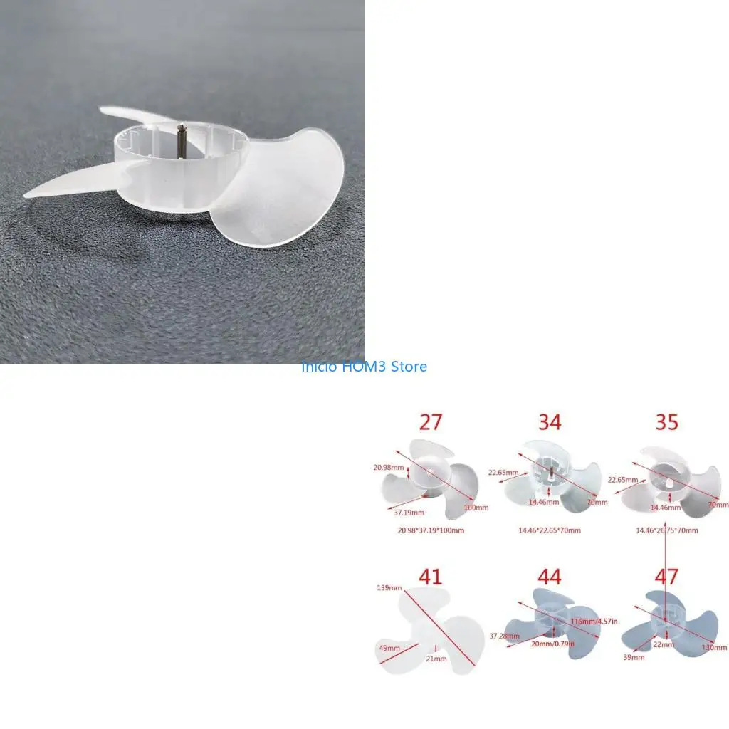 

Лопасть вентилятора малой мощности A5YD мини пластиковая 3 листа для мотора фена