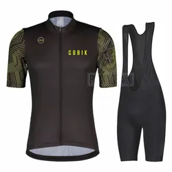 2023 Cobik Cycling Jersey Sets Men Pro Team Summer Bike Shorts Clothing Gel Bib Shorts Complete Mtb Ropa Ciclismo Uniform