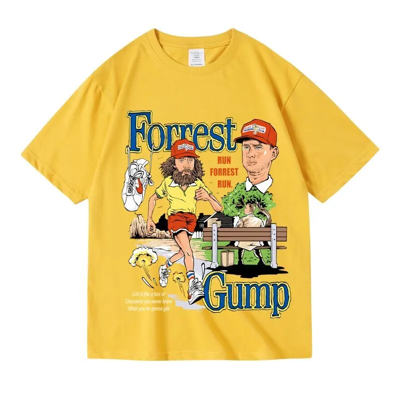 Film-related Printed American-style Round-neck Casual Short-sleeved T-shirt for Women in Summer, European Style
