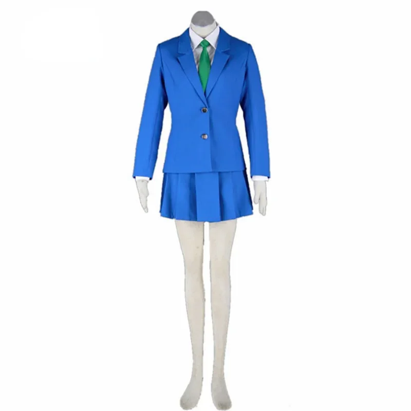 Anime Detective Conan Mouri Ran Halloween Cosplay Costume School Uniform