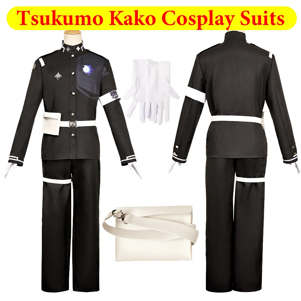 

Sumino Takumi Cosplay Costume Game The Hundred Roleplay Line Uniform Shirt Pants Belt Waistbag Outfits Halloween Carnival Suit
