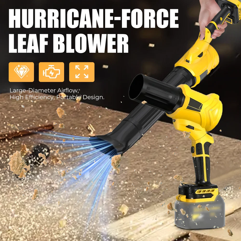 

Бесщеточный турбовентилятор 128000 об/мин, мощный воздуходув для уборки снега, листьев и пыли, совместимый с Makita 18V-21V (без аккумулятора)