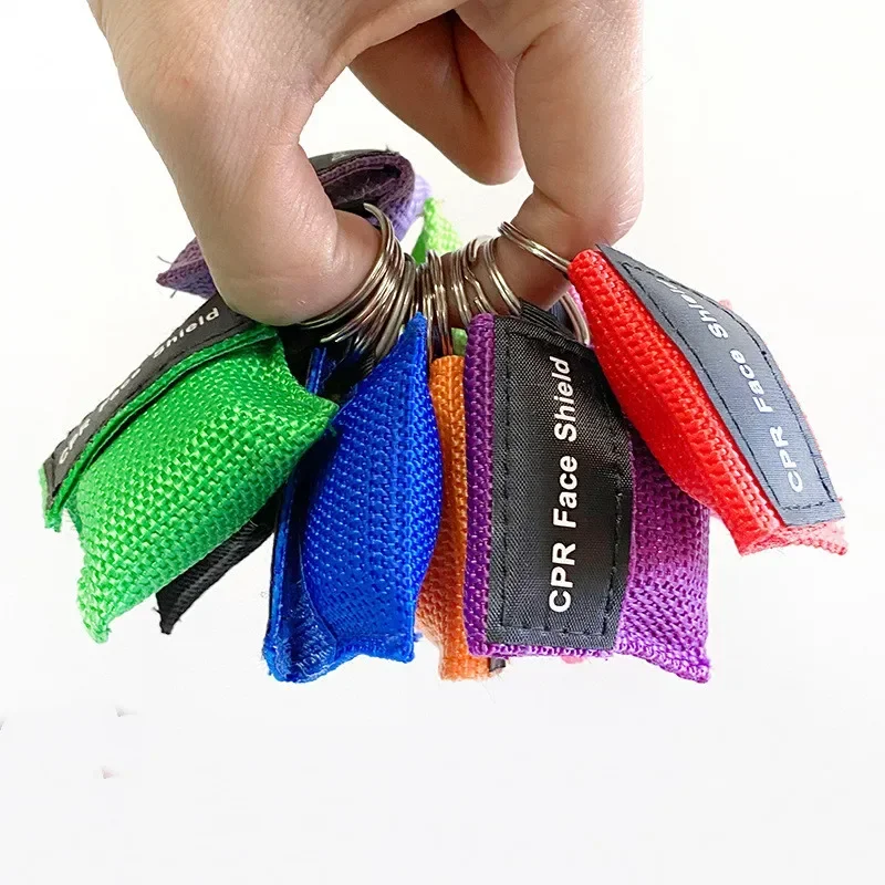 Maska pierwszej pomocy Zestaw survivalowy Artykuły bezpieczeństwa Jednorazowa resuscytacja kardiopulchna Zawór zwrotny oddychania przez usta Camping Piesze wycieczki