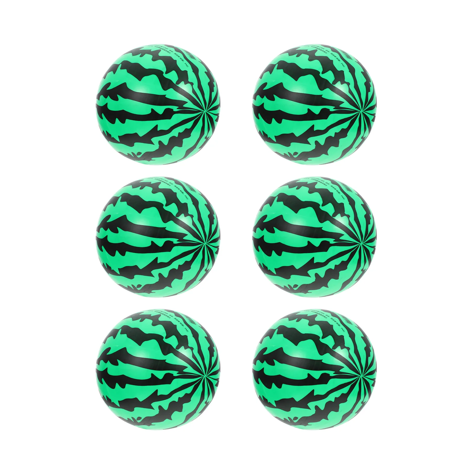 6 Pcs Watermelon Beach Ball Kids Swimming Pool Balls Pvc Party Toy Summer