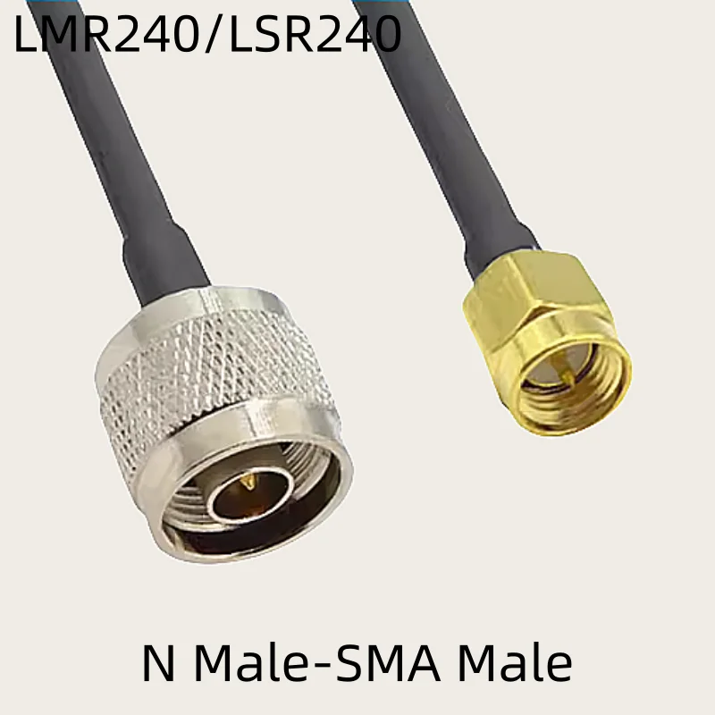 LMR240 Cable N Male to SMA /RP SMA Male Female Adapter LSR240 50-4 LMR-240 50 ohm RF Coaxial Cables