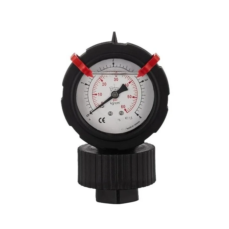 Diaphragm thread pressure gauge Acid and alkali resistant single-sided double-sided instrument