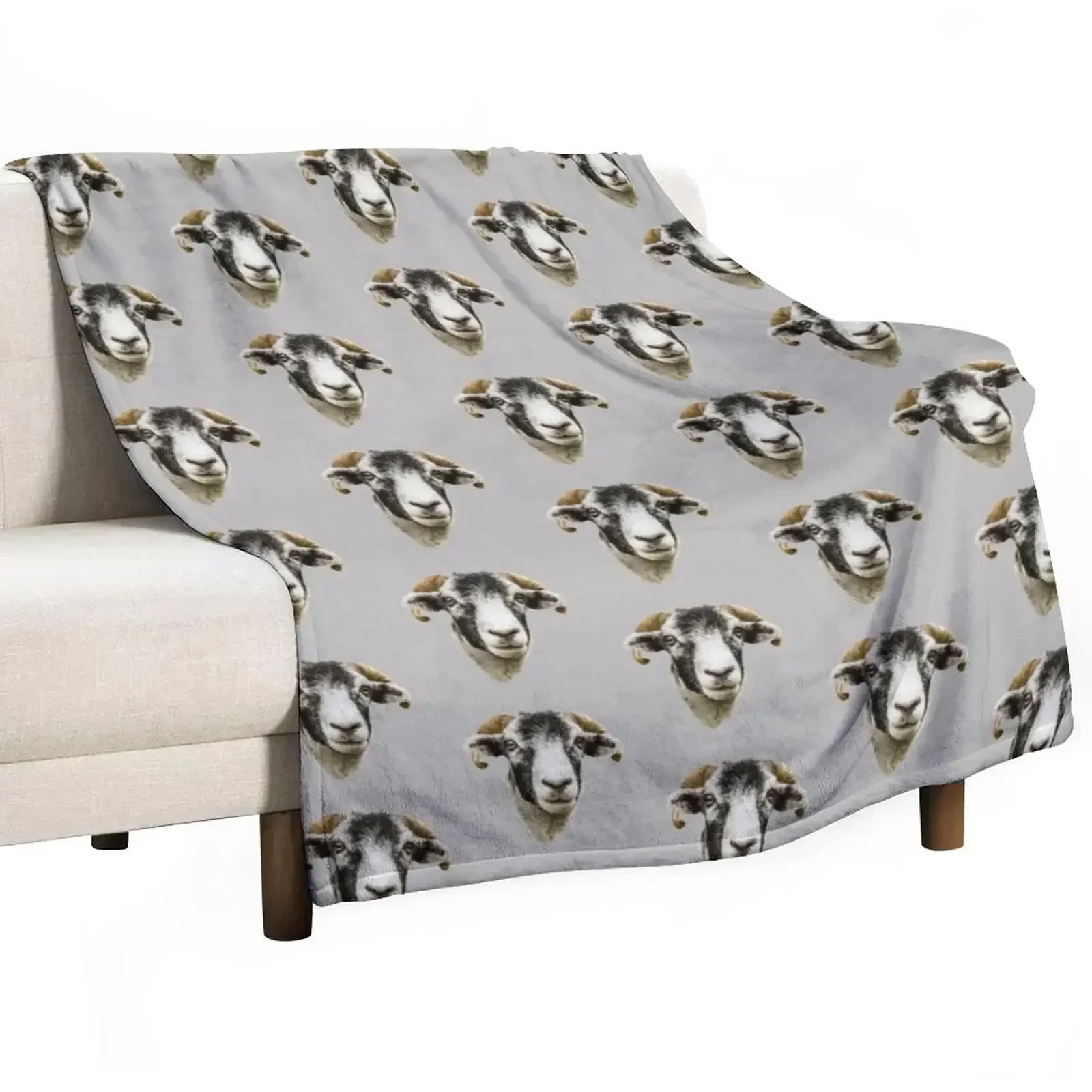 

Swaledale Sheep Throw Blanket blankets ands blankets and throws Flannel Fabric Luxury Thicken Blankets