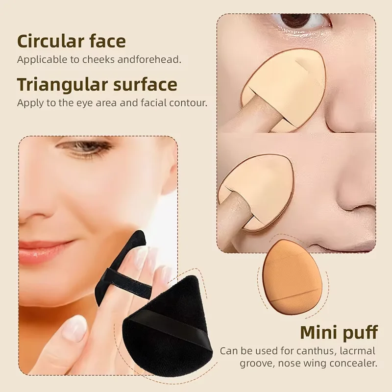 12pçs sopros de maquiagem com caixa de armazenamento, conjunto de esponjas de mistura de maquiagem multicoloridas para creme facial e corretivo em pó, ferramentas de maquiagem