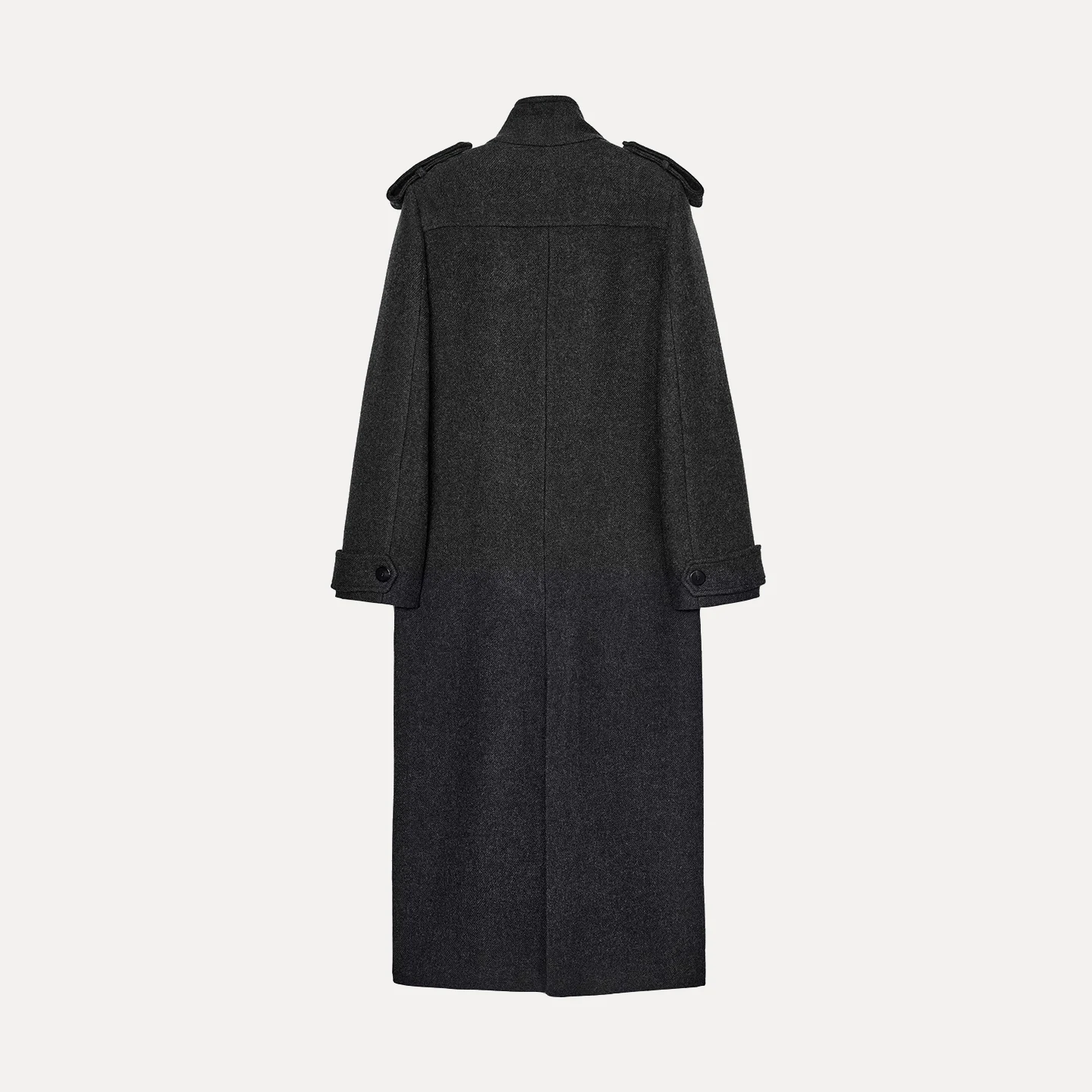 Z 2025 الشتاء Faion معطف طويل بسيط شخصية ملابس خارجية Ele سترة واقية المرأة ملابس عالية الجودة #4