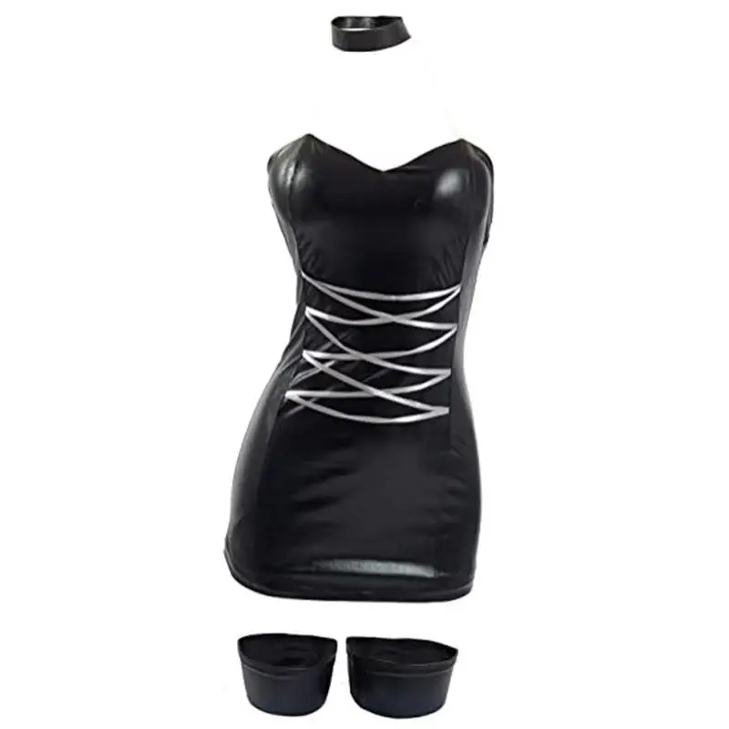 

Sexy Little Leather Skirt loween Costume Club Night Outfit Cosplay Costume ort Skirt Trendy Women's Faion