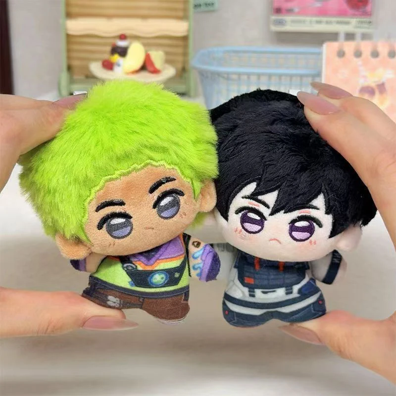 Various Character 10cm Cute Cosplay Anime Game Valorant Iso Gekko Sage Skye Reyna Clove Jett Plush Toy Bag Keychain Plushie Doll view 3