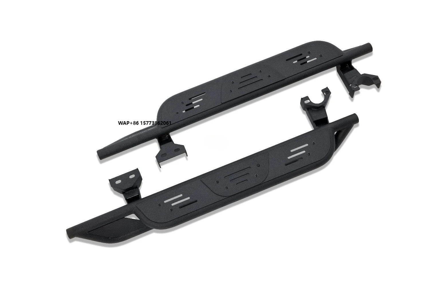 2018-2025 for Wrangler JL 2 Doors Heavy-Duty Black Powder Coated Steel Nerf Bars Side Steps Running Boards