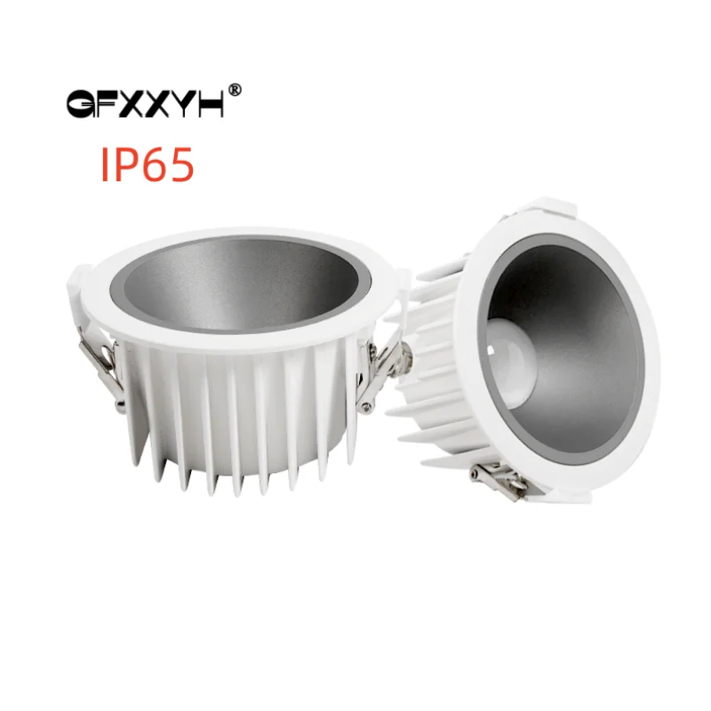 

Bathroom IP65 Waterproof LED Downlight 5W 7W 10W 12W 35W 40W Recessed LED lights For Outdoor waterproof Spot light AC220V 110V