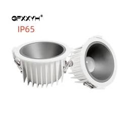 Bathroom IP65 Waterproof LED Downlight 5W 7W 10W 12W 35W 40W Recessed LED lights For Outdoor waterproof Spot light AC220V 110V