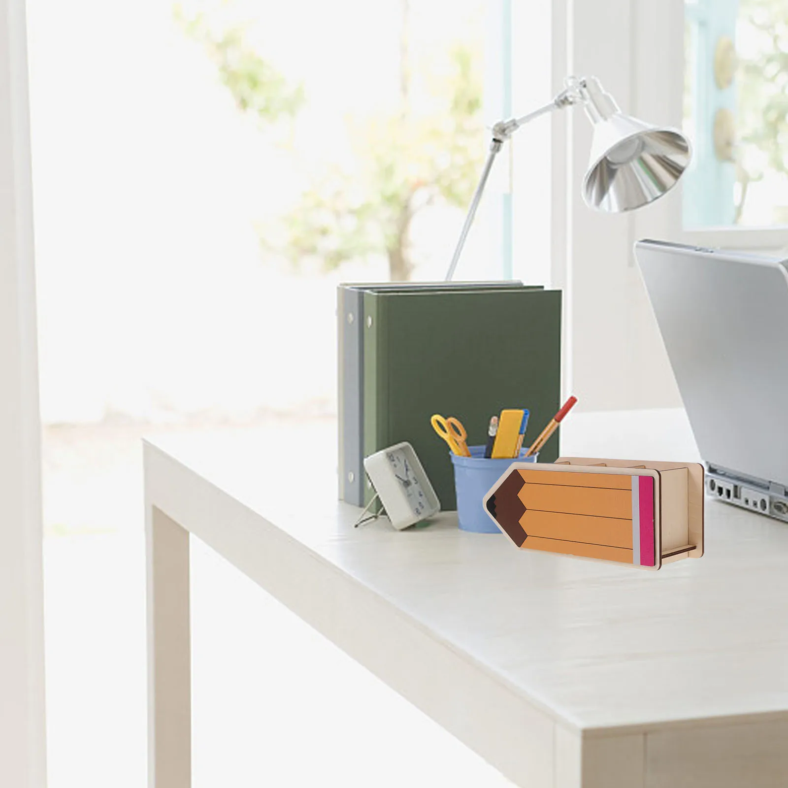 

Pen Storage Box Pencil Case Pretty Holds Makeup Brush Holder Desk Cup Classroom Organization Cutlery Organizer Decorate