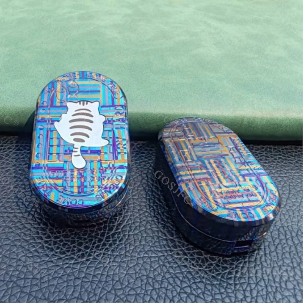 FZEDC F2.5 Fidget Slider Zircuti Push Slider Stress Relief Toy Portable Office Desk Accessories Fidget Toys For Adults