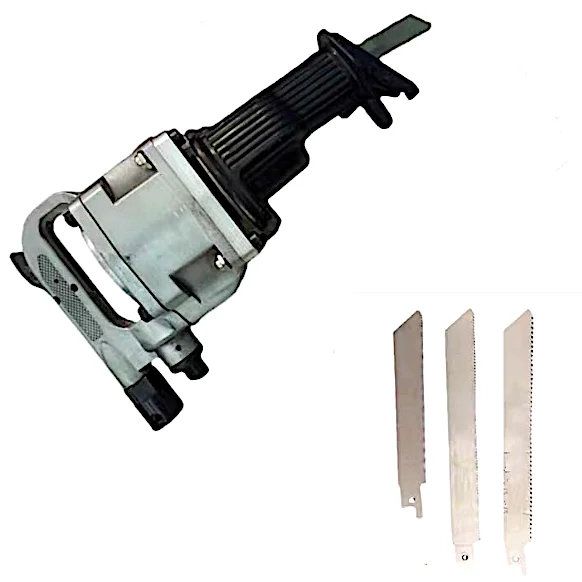 

Air Hacksaw for the Toughest Use in Refineries, Chemical Plants, Gas Utilities, Construction, Offshore Oil, Mining, Marine