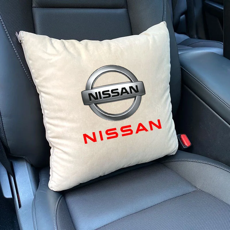 Cushion Blanket Pillow Quilt Dual-purpose Nap Car Accessorie For Nissan 350z 370z altima Armada Frontier Kicks Leaf nismo pulsar