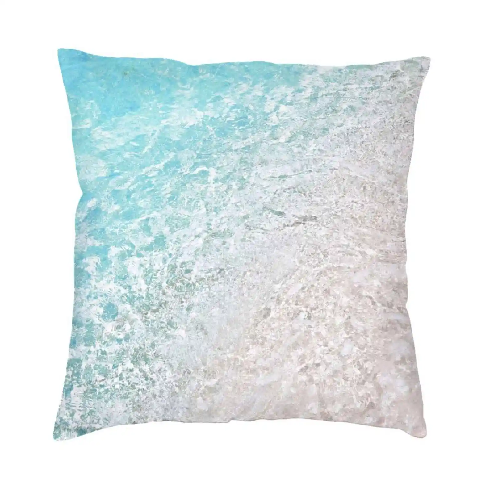 

Футболка с тропическими бирюзовыми океанскими волнами, хлопковая футболка, бирюзовый океан, бирюзовый, синий, тропический остров, вода, тропический отдых