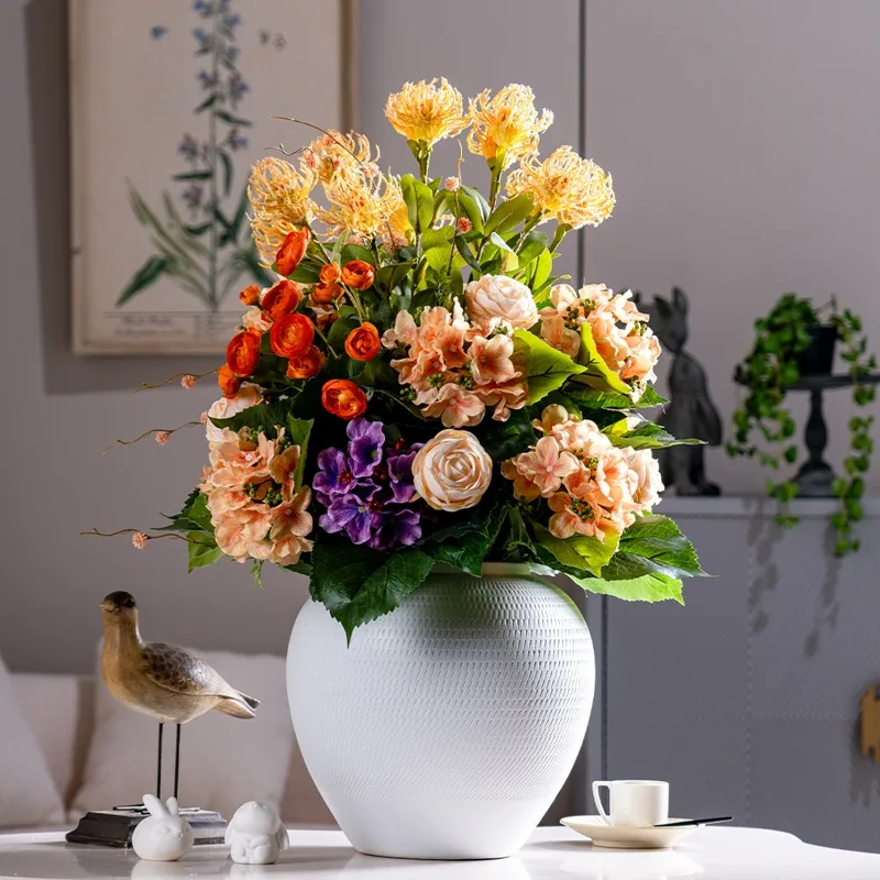 

Advanced Decorative Flower Simulation Living Room Floor Ornament Plastic Bionic