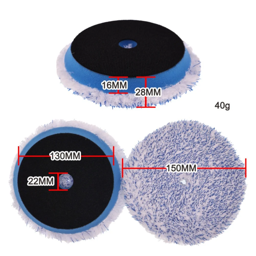 

Soft For Durable Microfiber Car Polishing Pads with Secure Attachment Safe on Vehicle Paints for Buffing and Waxing