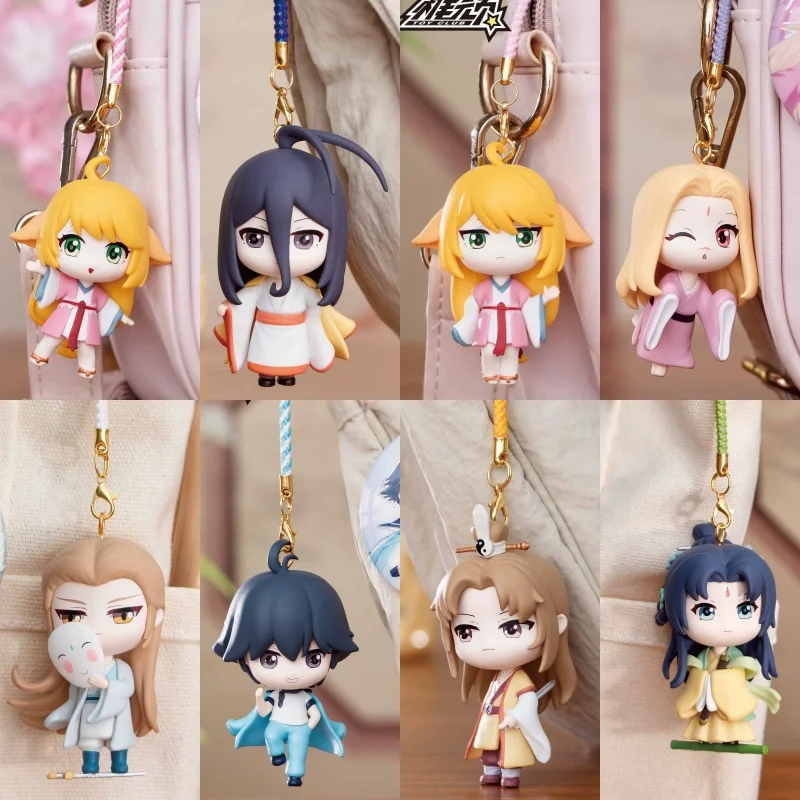 

Fox Spirit Matchmaker аниме Q Edition слепая коробка кулон цветок тысячелетия серия милый декор модель куклы для девочек подарок