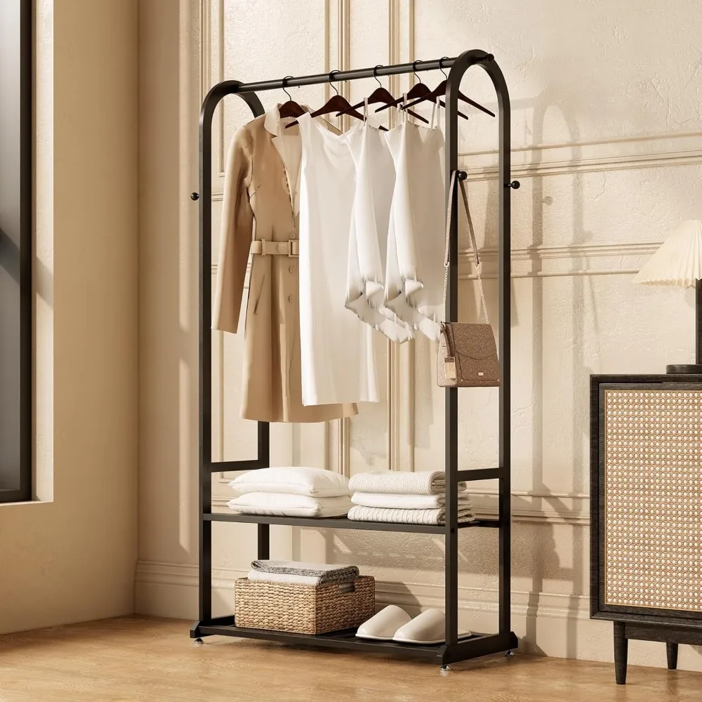 heavy duty clothes rack,black clothing rack with shelves