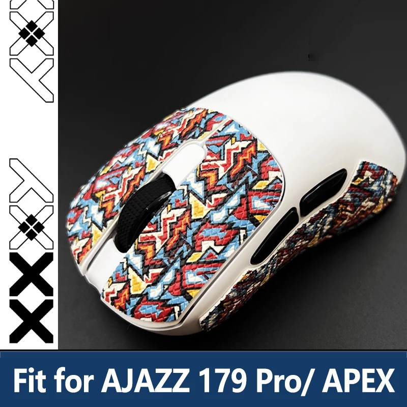 Nastro antiscivolo per mouse AJAZZ 179 - AJ179 /Pro /APEX Adesivi resistenti al sudore Facile da installare Controllo migliorato per i giochi