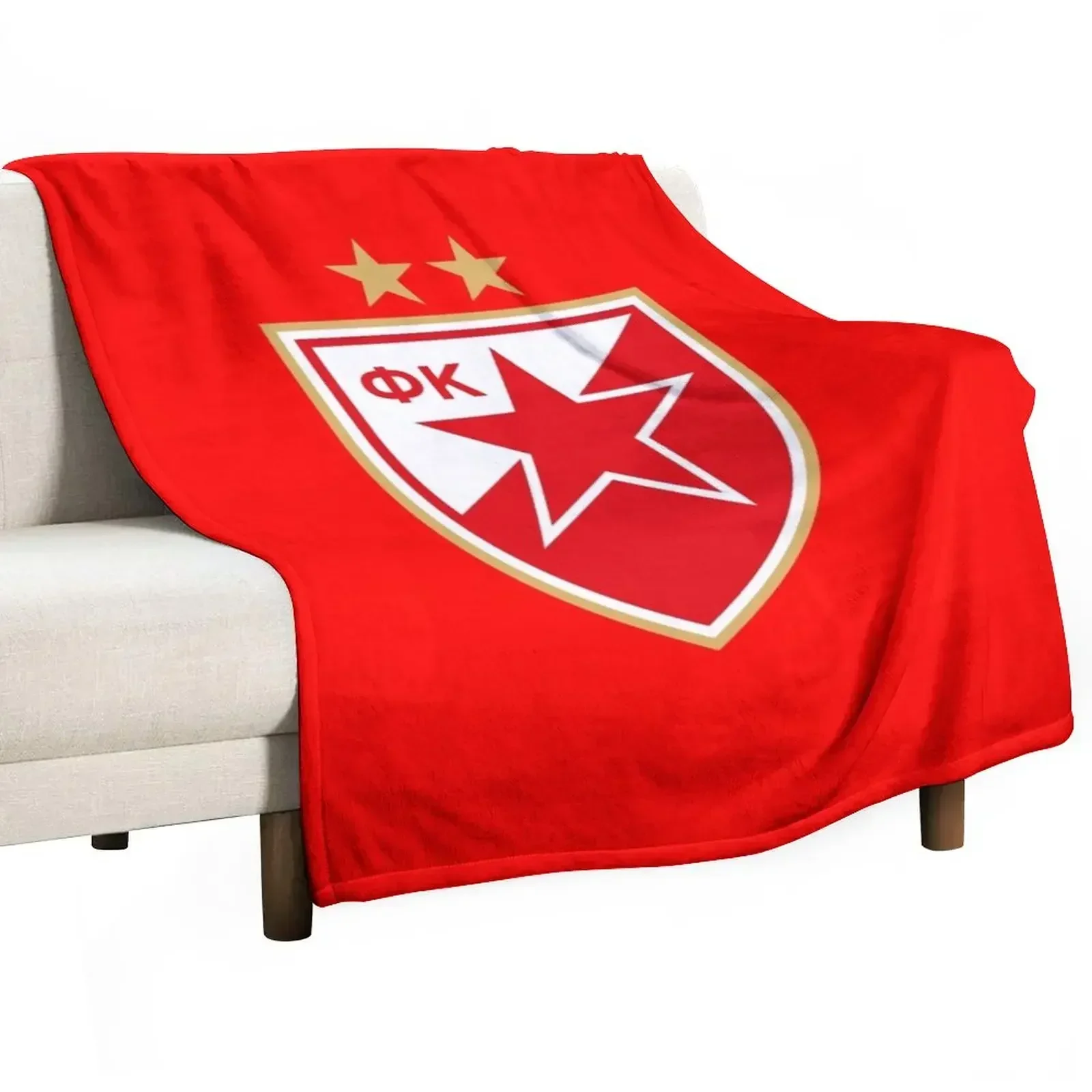 

Crvena Zvezda Red Star Belgrade Throw Blanket wednesday bed plaid christmas gifts Blankets