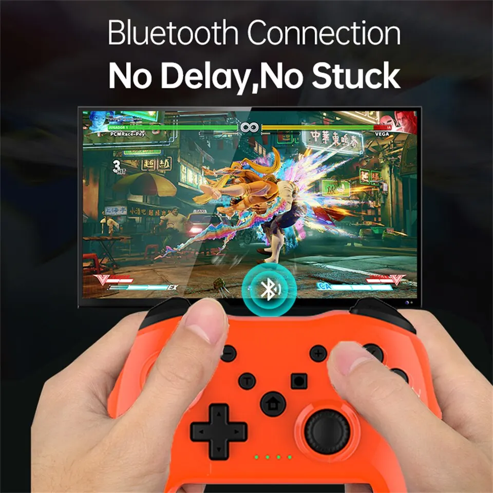 GAMINJA BT متحكم ألعاب لنينتندوا سويتش لايت PS3 وحدة التحكم في ألعاب الرياح 7 8 10 4.5 عصا التحكم