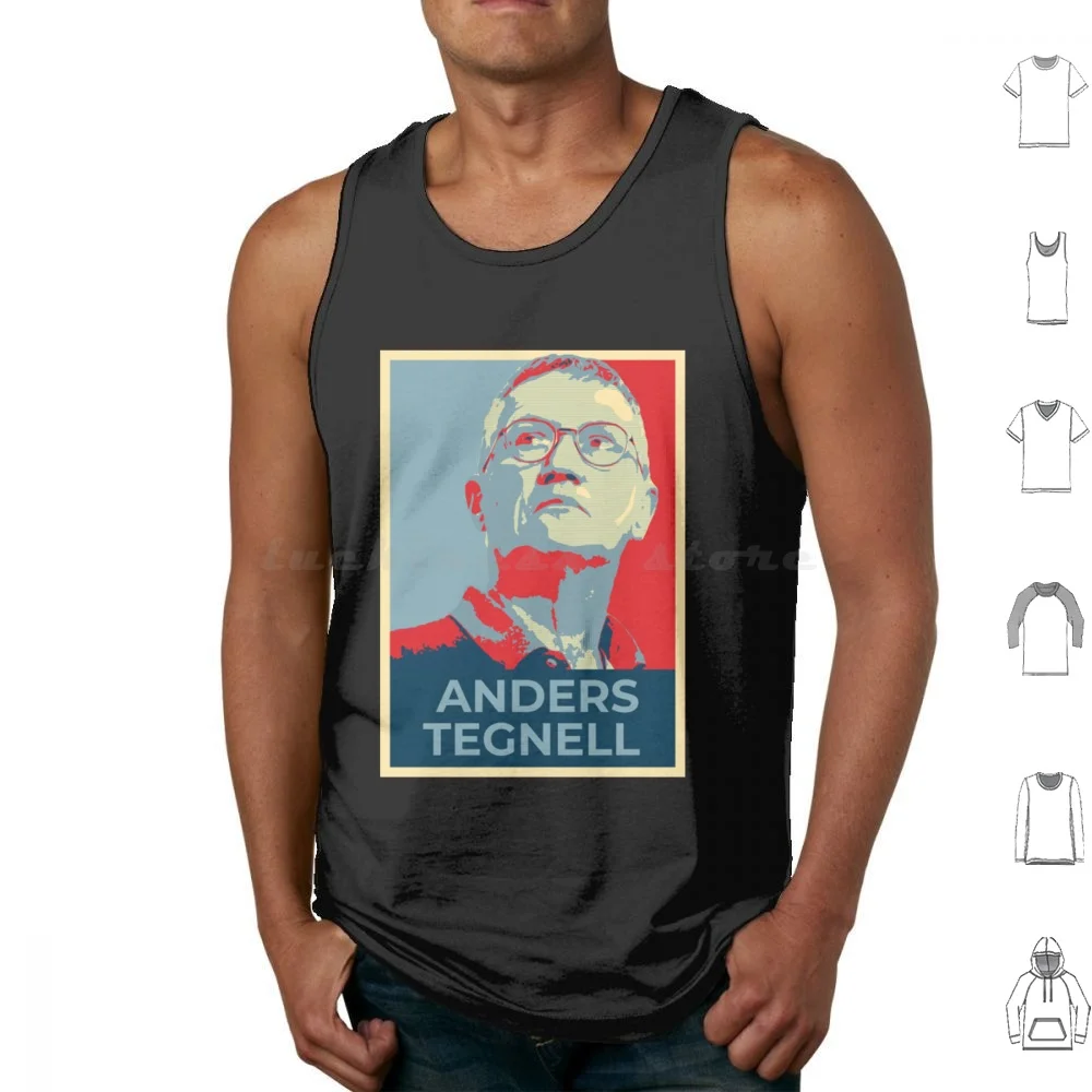 Anders Tegnell Tank Tops Print Cotton Anders Tegnell