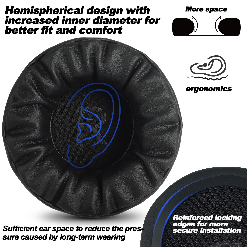 Earphone pads For EKSA P100 replacement Earpads headphones Mesh cloth Memory Covers Sponge