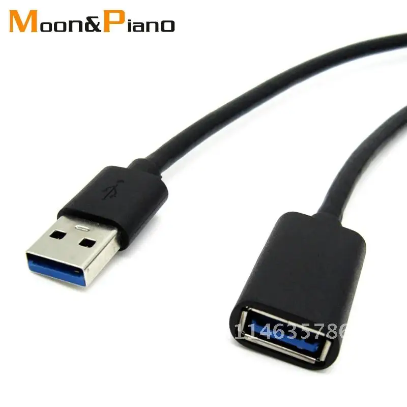 Male to Female Extension Wire USB 3.0 Extender Cable Super Speed 0.5m 1m 1.5m Cords for Computer laptop Hard Disk Set Top Box