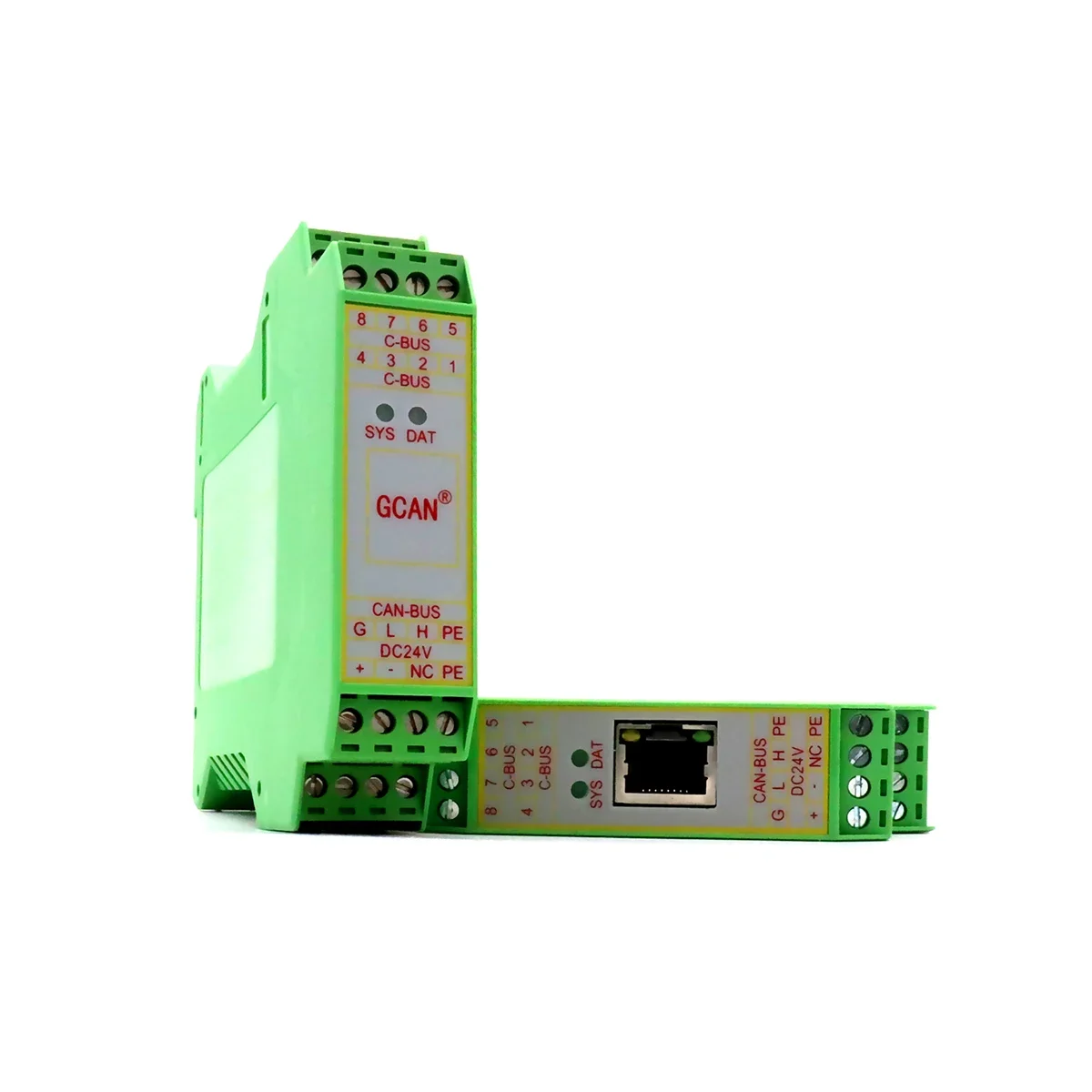 GCAN-205 Can To Modbus TCP Slave Converter Canbus Date Reader Gateway Conversion Module Support J1939 Protocal