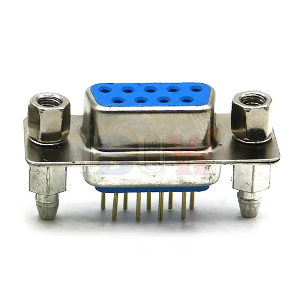 나사 포스트 3.08 구부러진 3 열 커넥터 소켓, VGA 인터페이스, Harpoon 수컷 암컷, DB9 DB15 RS232, 5 개
