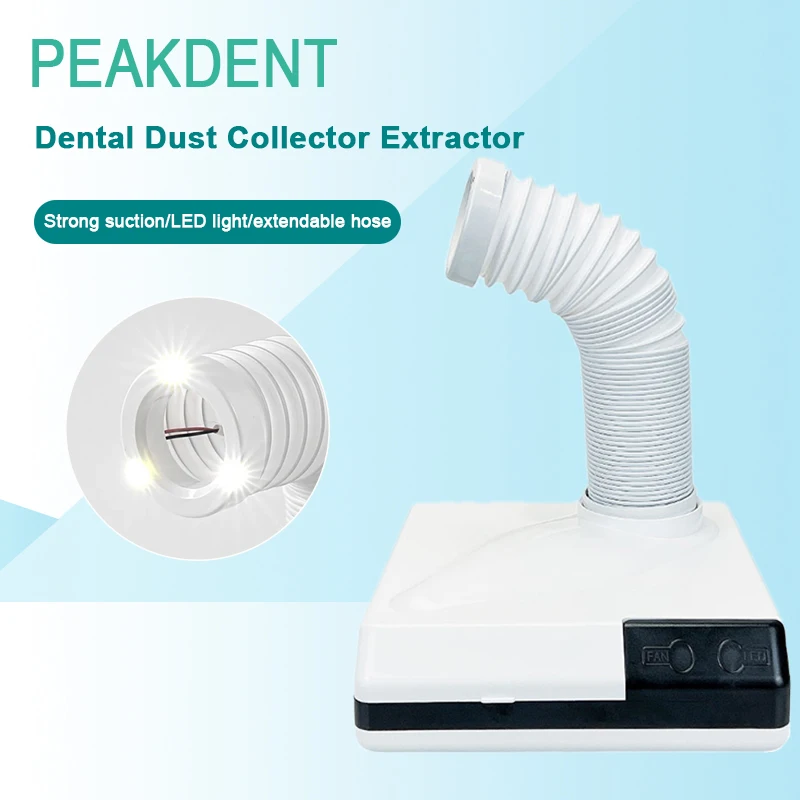 

Dental Vacuum Cleaner Convenient Desktop Dust Collector Polishing Tool Powerful Suction Dual-Use Fan Dental Equipment Tools