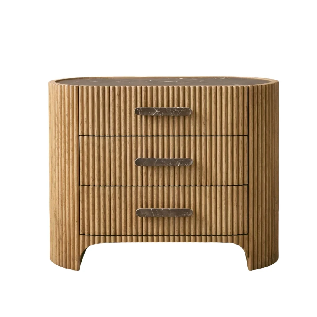 2024 new bedside table wooden bedside table oak bedside table set