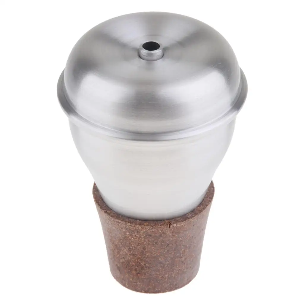 Aluminum Trumpet Straight Trumpet Mute Silver Color for Stage Performance Or Home Practice