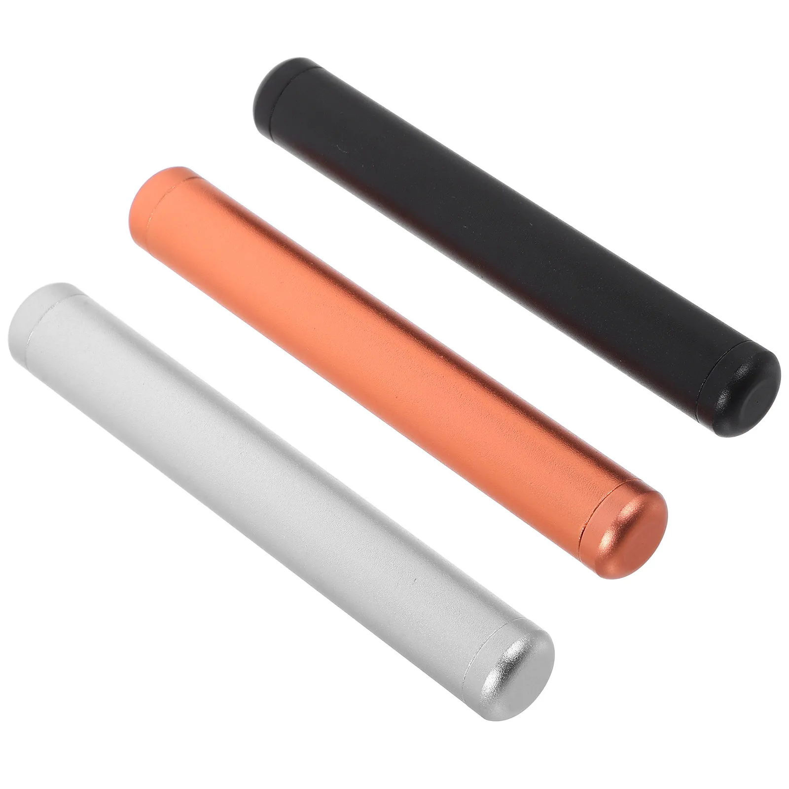 3Pcs Sleek Aluminum Alloy Secret Storage Tube Portable Discreet Money Container Unbreakable Waterproof Cash Box for Adults